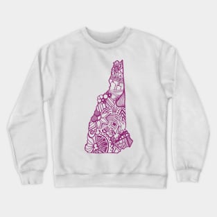 NH_purp Crewneck Sweatshirt